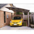 Prefeb House Aluminum Metal carport car parking cover with arched roof